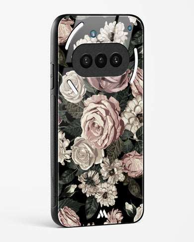 Floral Midnight Bouquet Glass Case Phone Cover (Nothing)