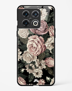 Floral Midnight Bouquet Glass Case Phone Cover-(OnePlus)