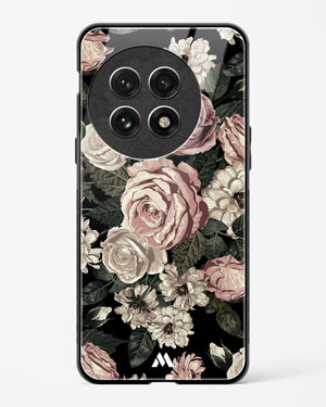 Floral Midnight Bouquet Glass Case Phone Cover (OnePlus)