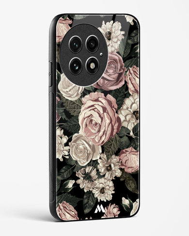 Floral Midnight Bouquet Glass Case Phone Cover (OnePlus)