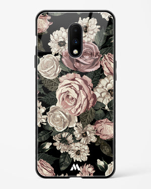 Floral Midnight Bouquet Glass Case Phone Cover (OnePlus)