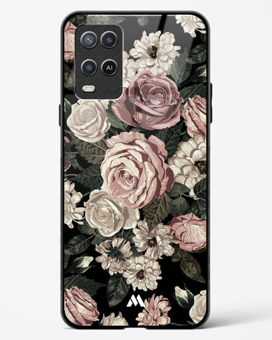 Floral Midnight Bouquet Glass Case Phone Cover (Oppo)