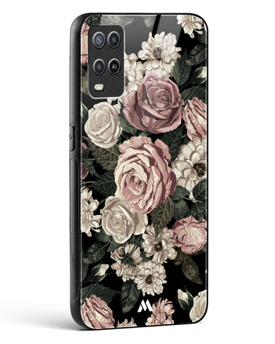 Floral Midnight Bouquet Glass Case Phone Cover (Oppo)