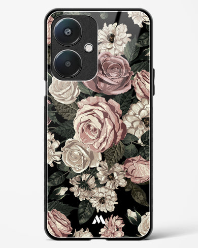 Floral Midnight Bouquet Glass Case Phone Cover (Oppo)