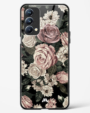 Floral Midnight Bouquet Glass Case Phone Cover (Oppo)