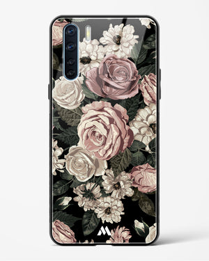 Floral Midnight Bouquet Glass Case Phone Cover (Oppo)