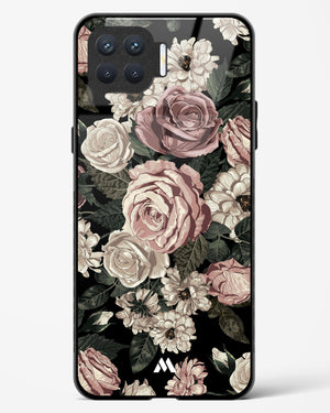 Floral Midnight Bouquet Glass Case Phone Cover (Oppo)