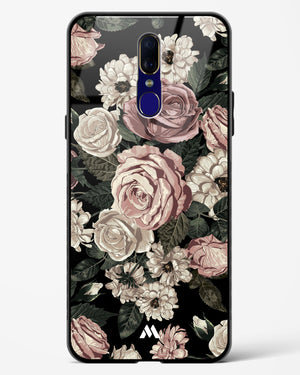 Floral Midnight Bouquet Glass Case Phone Cover (Oppo)