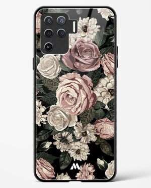 Floral Midnight Bouquet Glass Case Phone Cover (Oppo)