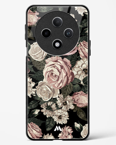 Floral Midnight Bouquet Glass Case Phone Cover (Oppo)