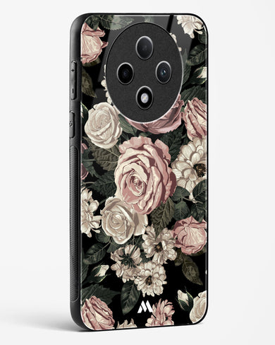 Floral Midnight Bouquet Glass Case Phone Cover (Oppo)