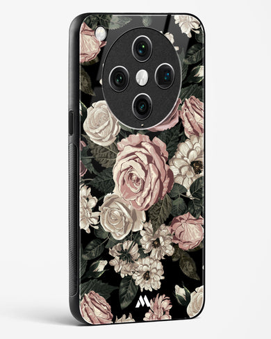 Floral Midnight Bouquet Glass Case Phone Cover (Oppo)