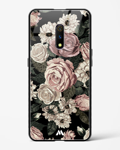 Floral Midnight Bouquet Glass Case Phone Cover (Oppo)