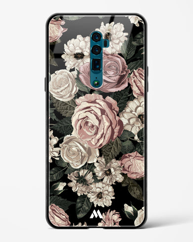 Floral Midnight Bouquet Glass Case Phone Cover (Oppo)