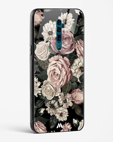 Floral Midnight Bouquet Glass Case Phone Cover (Oppo)