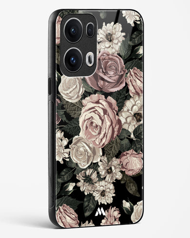 Floral Midnight Bouquet Glass Case Phone Cover (Oppo)