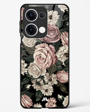 Floral Midnight Bouquet Glass Case Phone Cover (Oppo)