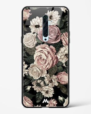 Floral Midnight Bouquet Glass Case Phone Cover (Oppo)