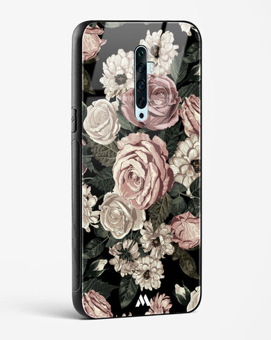 Floral Midnight Bouquet Glass Case Phone Cover (Oppo)