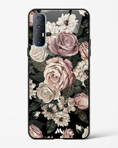 Floral Midnight Bouquet Glass Case Phone Cover (Oppo)