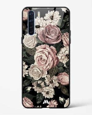 Floral Midnight Bouquet Glass Case Phone Cover (Oppo)