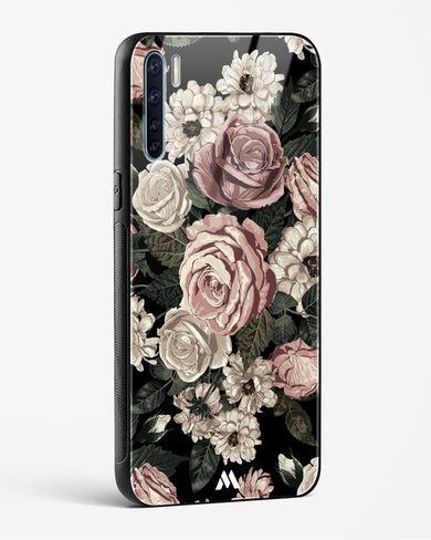 Floral Midnight Bouquet Glass Case Phone Cover (Oppo)