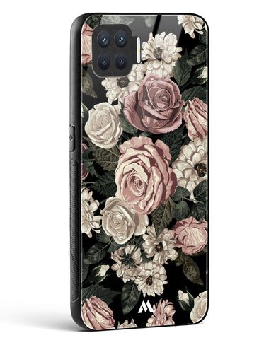 Floral Midnight Bouquet Glass Case Phone Cover (Oppo)