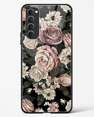 Floral Midnight Bouquet Glass Case Phone Cover (Oppo)