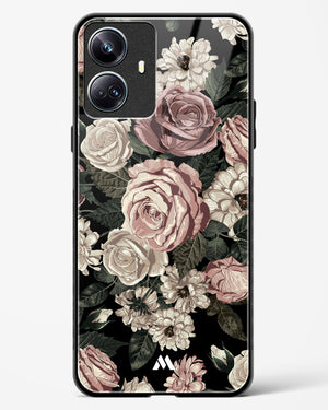 Floral Midnight Bouquet Glass Case Phone Cover (Realme)