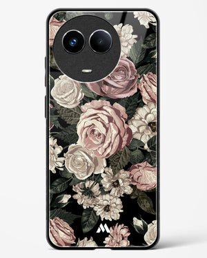 Floral Midnight Bouquet Glass Case Phone Cover (Realme)