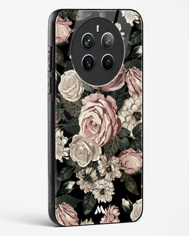 Floral Midnight Bouquet Glass Case Phone Cover (Realme)