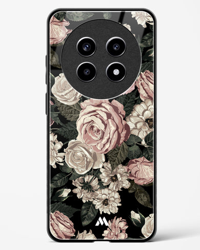 Floral Midnight Bouquet Glass Case Phone Cover (Realme)