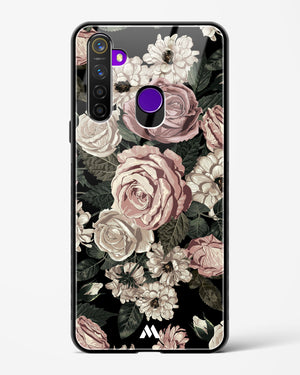 Floral Midnight Bouquet Glass Case Phone Cover (Realme)