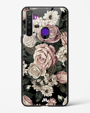 Floral Midnight Bouquet Glass Case Phone Cover (Realme)