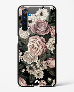 Floral Midnight Bouquet Glass Case Phone Cover (Realme)