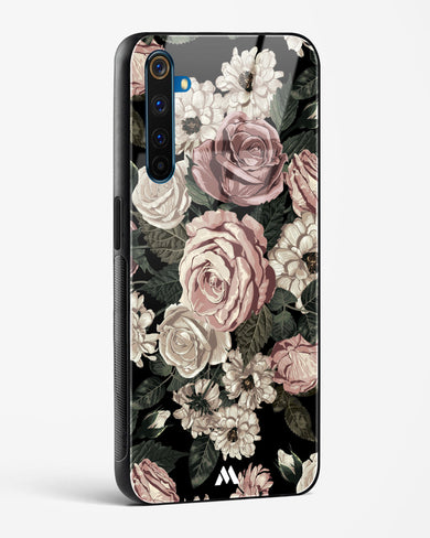 Floral Midnight Bouquet Glass Case Phone Cover (Realme)