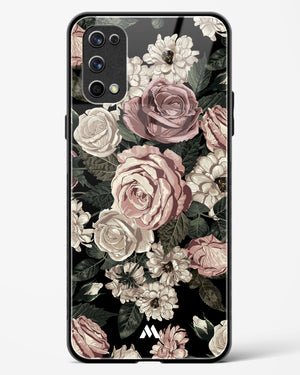 Floral Midnight Bouquet Glass Case Phone Cover-(Realme)