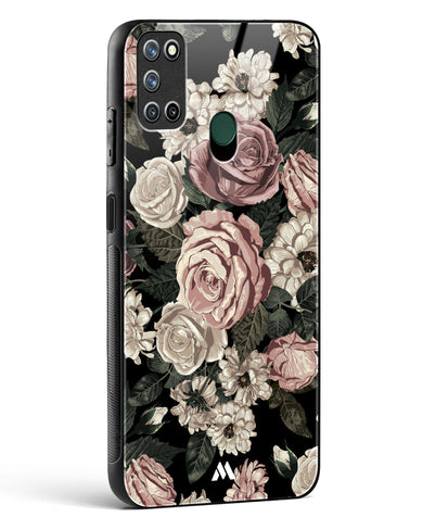 Floral Midnight Bouquet Glass Case Phone Cover (Realme)