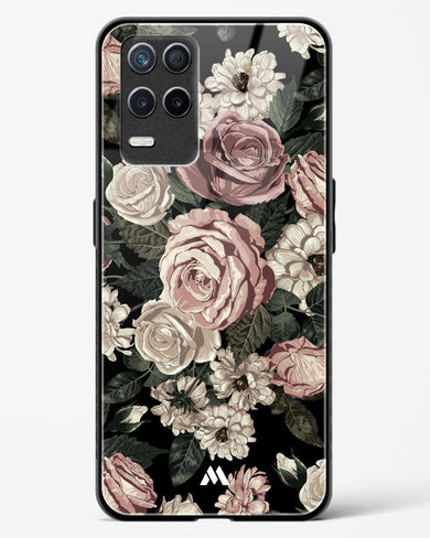 Floral Midnight Bouquet Glass Case Phone Cover (Realme)