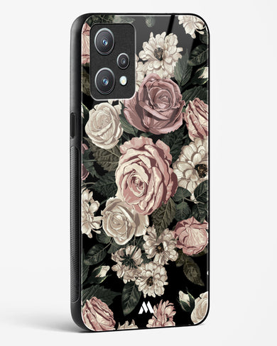 Floral Midnight Bouquet Glass Case Phone Cover (Realme)