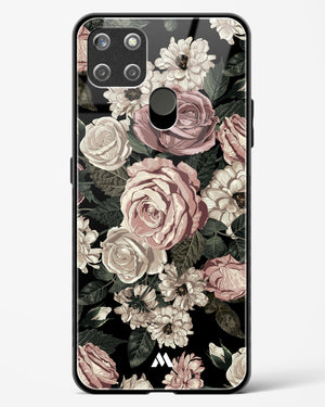 Floral Midnight Bouquet Glass Case Phone Cover (Realme)