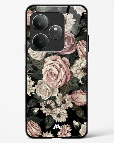 Floral Midnight Bouquet Glass Case Phone Cover (Realme)