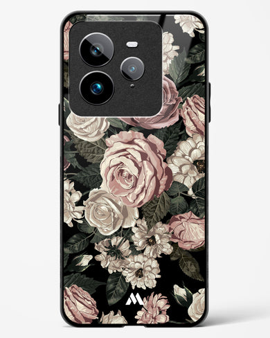 Floral Midnight Bouquet Glass Case Phone Cover (Realme)