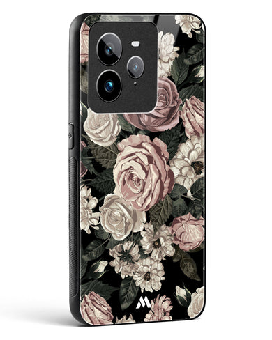 Floral Midnight Bouquet Glass Case Phone Cover (Realme)