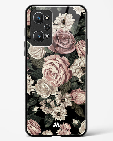 Floral Midnight Bouquet Glass Case Phone Cover (Realme)