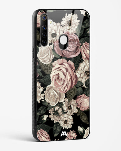 Floral Midnight Bouquet Glass Case Phone Cover (Realme)