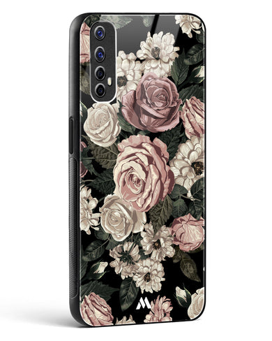Floral Midnight Bouquet Glass Case Phone Cover (Realme)