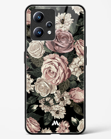 Floral Midnight Bouquet Glass Case Phone Cover (Realme)