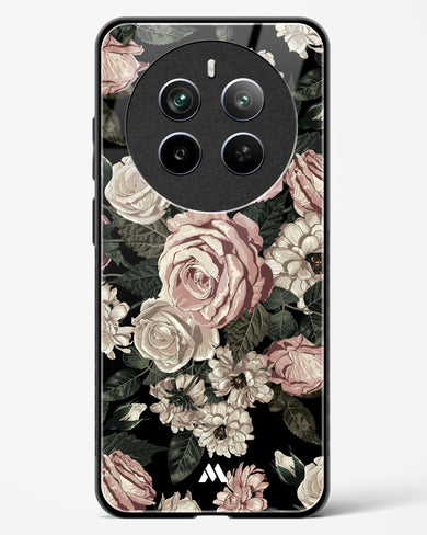 Floral Midnight Bouquet Glass Case Phone Cover (Realme)