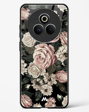 Floral Midnight Bouquet Glass Case Phone Cover (Realme)